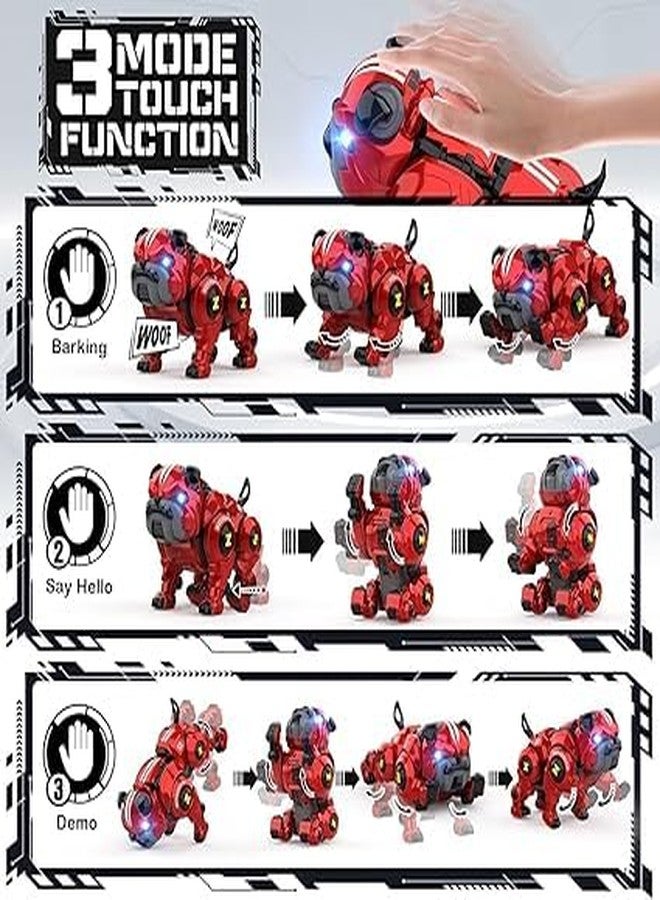 CERT Robot Dog for Kids | Remote Control Robot Rechargeable Programing Stunt Robo Dog with Sing, Dance, Touch Function, Robotic Dog Toy for Boys Ages 5 6 7 8 9 10+ Birthday Gifts (Multi Color) - Image 3